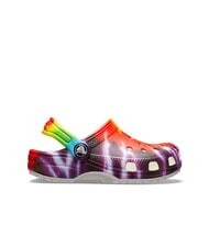 CROCS CLASSIC TIEDYE KIDS pantoufles sabot imprim&eacute;es - Chaussures de b&eacute;b&eacute;