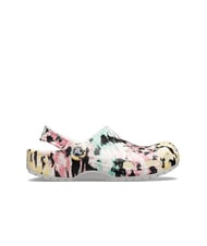 CROCS CLASSIC TIEDYE Sabots pour femmes &agrave; imprim&eacute; multicolore/blanc - Chaussures Femme - 1