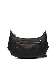 GUESS MARSHA Sac bandouli&egrave;re avec poche NOIR - Sacs pour Femme - 1