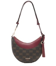 LIUJO CIRRY Petit sac &agrave; bandouli&egrave;re avec pompon vin rouge - Sacs pour Femme - 1