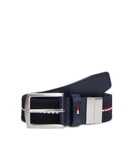 TOMMY HILFIGER REVERSIBLE Ceinture en tissu double face bleu espace - Ceintures - 1