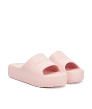 TOMMY HILFIGER CHUNKY POOL SLIDE Pantoufles &agrave; plateforme pour femmes rose d&eacute;licat - Chaussures Femme - 1