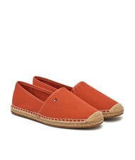 TOMMY HILFIGER TH Espadrilles en toile pour femmes rouge - Chaussures Femme - 1