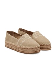 TOMMY HILFIGER TH Espadrilles compens&eacute;es en toile - Chaussures Femme