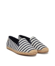 TOMMY HILFIGER TH pantoufles espadrilles en toile authentique extensible - Chaussures Femme - 1