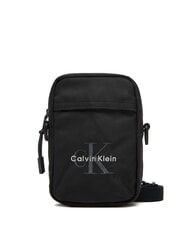 CALVIN KLEIN BOLD LOGO NYLON sac bandouli&egrave;re sur noir - Sacs en Bandouli&egrave;res pour Homme - 1