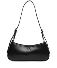 CALVIN KLEIN HARDWARE MONOGRAM sac bandouli&egrave;re noir / or clair antique - Sacs pour Femme - 1