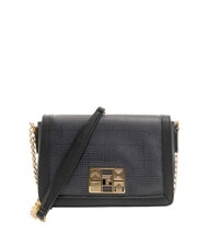 YNOT LABIRINT Sac bandouli&egrave;re &agrave; cha&icirc;ne NOIR - Sacs pour Femme - 1