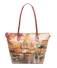 YNOT YESBAG Sac cabas bandouli&egrave;re moyen rome raining - Sacs pour Femme - 1