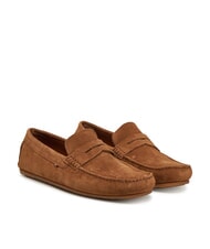 TOMMY HILFIGER CASUAL DRIVER Mocassins en cuir su&eacute;d&eacute; - Chaussures Homme