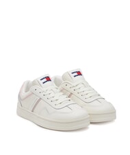 TOMMY HILFIGER THE GREENWICH Baskets en cuir ivoire - Chaussures Femme - 1