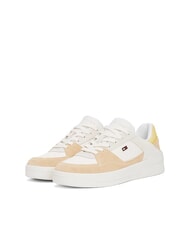 TOMMY HILFIGER BASKET MIX Baskets pour femmes galet ancien blanc/argileux - Chaussures Femme - 1
