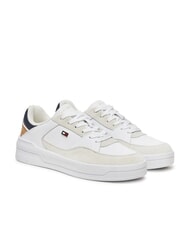 TOMMY HILFIGER ESSENTIAL BASKET Baskets blanc - Chaussures Femme - 1