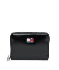 TOMMY HILFIGER TJ MUST Portefeuille zipp&eacute; moyen le noir - Portefeuilles Femme - 1