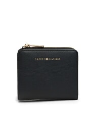 TOMMY HILFIGER TH FLAG Petit portefeuille le noir - Portefeuilles Femme - 1