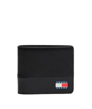 TOMMY HILFIGER TJ HERITAGE LEATHER Portefeuille pour homme le noir - Portefeuilles Homme - 1