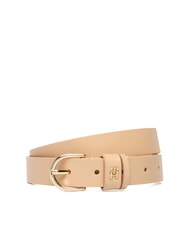 TOMMY HILFIGER ESSENTIAL EFFORTLESS Ceinture en cuir fabriqu&eacute;e en Italie - Ceintures