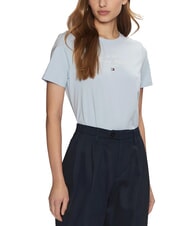 TOMMY HILFIGER MODERN SCRIPT T-shirt en coton imprim&eacute; bleu venteux - T-shirt - 1