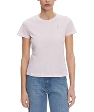 TOMMY HILFIGER SLUB T-shirt en coton &agrave; manches courtes - T-shirt