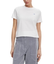 TOMMY HILFIGER TH T-shirt &agrave; manches courtes coupe classique blanc optique - T-shirt - 1