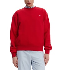 TOMMY HILFIGER TH Sweat-shirt &agrave; col rond coupe classique rouge primaire - Sweat-shirts pour femmes - 1