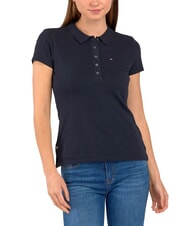 TOMMY HILFIGER TH polo &agrave; manches courtes pour femmes ciel du d&eacute;sert - chemise polo - 1