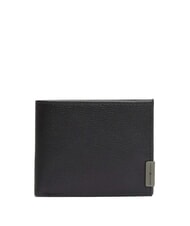 TOMMY HILFIGER TH HARDWARE portefeuille en cuir le noir - Portefeuilles Homme - 1