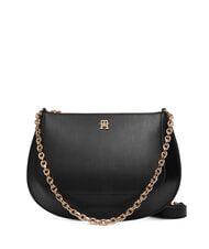 TOMMY HILFIGER TH GLAM Sac bandouli&egrave;re, avec bandouli&egrave;re le noir - Sacs pour Femme - 1