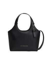TOMMY HILFIGER TH LOGO Sac bandouli&egrave;re, avec bandouli&egrave;re le noir - Sacs pour Femme - 1