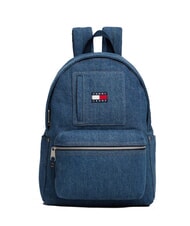 TOMMY HILFIGER TJ UTILITY Sac &agrave; dos en jean denim moyen - Sacs &agrave; dos pour l'&Eacute;cole & les Loisirs - 1
