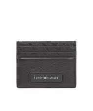 TOMMY HILFIGER TH MONOGRAM Porte-cartes en cuir avec logo - Portefeuilles Homme