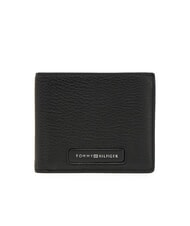 TOMMY HILFIGER TH MONOGRAM EXTRA Portefeuille en cuir avec porte-monnaie noir - Portefeuilles Homme - 1