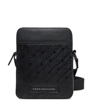 TOMMY HILFIGER TH MONOGRAM Sac de reporter miniature noir - Sacs en Bandouli&egrave;res pour Homme - 1