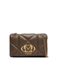 LOVE MOSCHINO EMBOSSED Sac bandouli&egrave;re convertible boue - Sacs pour Femme - 1