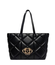 LOVE MOSCHINO EMBOSSED sac &agrave; bandouli&egrave;re Noir - Sacs pour Femme - 1