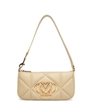 LOVE MOSCHINO EMBOSSED Petit sac bandouli&egrave;re beurre - Sacs pour Femme - 1