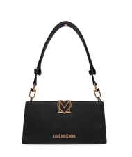 LOVE MOSCHINO SOFT SCULPT sac bandouli&egrave;re Noir - Sacs pour Femme - 1
