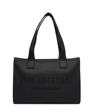 LOVE MOSCHINO SIGNATURE LOVE sac &agrave; bandouli&egrave;re Noir - Sacs pour Femme - 1