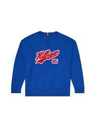 TOMMY HILFIGER TH KIDS Pull en coton &agrave; col rond - Pulls pour enfants