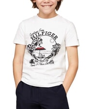 TOMMY HILFIGER TH KIDS T-shirt &agrave; manches courtes imprim&eacute; - Tee-shirt enfant