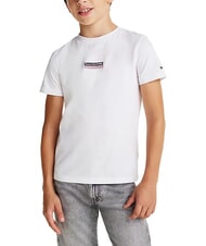 TOMMY HILFIGER TH KIDS T-shirt &agrave; manches courtes avec drapeau - Tee-shirt enfant