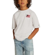 TOMMY HILFIGER TH KIDS T-shirt &agrave; manches courtes avec drapeau - Tee-shirt enfant