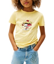 TOMMY HILFIGER TH KIDS T-shirt en coton &agrave; manches courtes - Tee-shirt enfant
