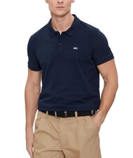 TOMMY HILFIGER TH JEANS  Polo en coton marine nuit noire - chemise polo - 1