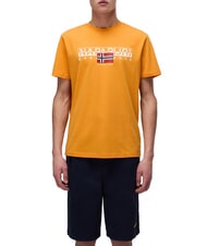 NAPAPIJRI S-AYLMER T-shirt en coton lagon aux &eacute;claboussures - T-shirt - 1