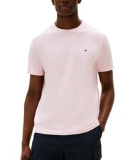 TOMMY HILFIGER TH JEANS T-shirt en coton coupe ajust&eacute;e rose pr&eacute;cieux - T-shirt - 1