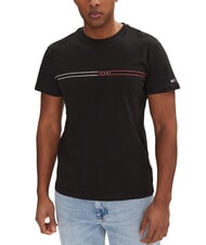 TOMMY HILFIGER TH JEANS T-shirt &agrave; imprim&eacute; graphique noir - T-shirt - 1