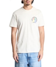 TOMMY HILFIGER TH JEANS T-shirt &agrave; manches courtes coupe classique avoine marn&eacute;e htr - T-shirt - 1