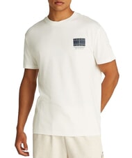 TOMMY HILFIGER TH JEANS T-shirt en coton &agrave; manches courtes &eacute;cru - T-shirt - 1