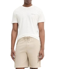 TOMMY HILFIGER TH JEANS T-shirt &agrave; manches courtes imprim&eacute; graphique &eacute;cru - T-shirt - 1